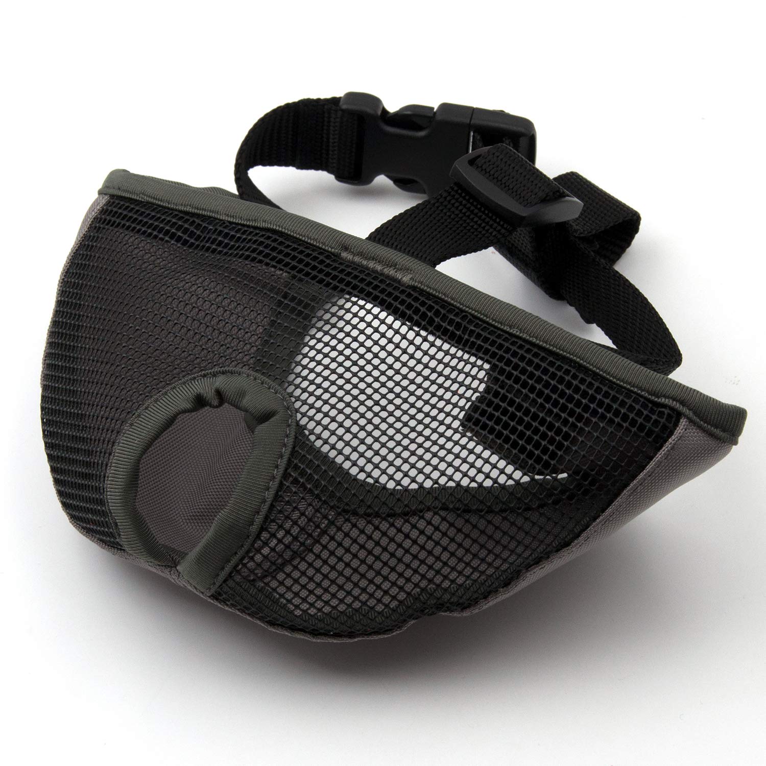 korx 狗狗嘴套宠物嘴盖透气网面面面罩抗咬和狗狗刺痛嘴套 适用于小狗